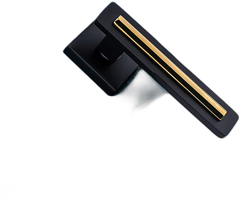 Mortise lever handle rotating in 3D
